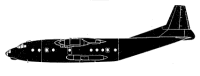 Silhouette image of generic AN12 model; specific model in this crash may look slightly different
