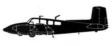 Silhouette image of generic BE50 model; specific model in this crash may look slightly different